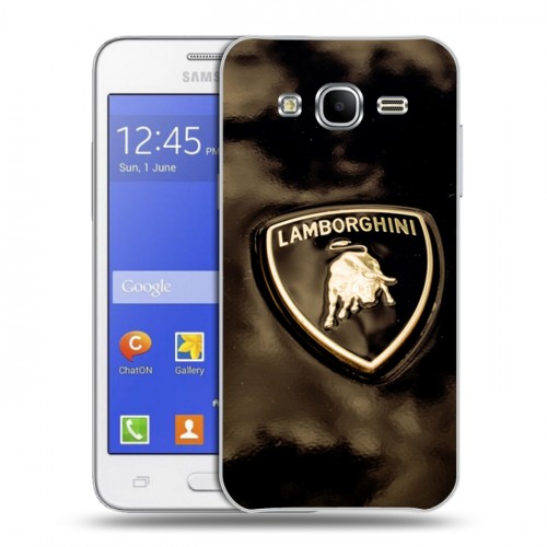 Дизайнерский силиконовый чехол для Samsung Galaxy J7 Lamborghini