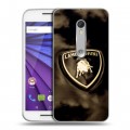 Дизайнерский пластиковый чехол для Lenovo Moto G Lamborghini