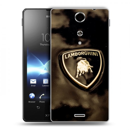 Дизайнерский пластиковый чехол для Sony Xperia TX Lamborghini