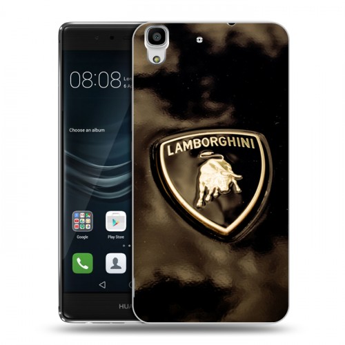 Дизайнерский пластиковый чехол для Huawei Y6II Lamborghini