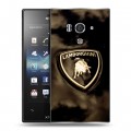 Дизайнерский пластиковый чехол для Sony Xperia acro S Lamborghini