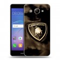 Дизайнерский пластиковый чехол для Huawei Y3 (2017) Lamborghini