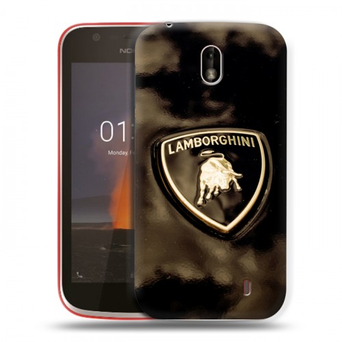 Дизайнерский пластиковый чехол для Nokia 1 Lamborghini