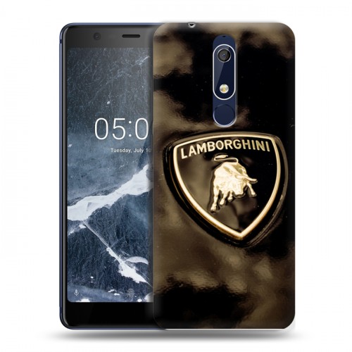 Дизайнерский пластиковый чехол для Nokia 5.1 Lamborghini