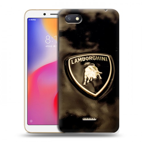 Дизайнерский пластиковый чехол для Xiaomi RedMi 6A Lamborghini