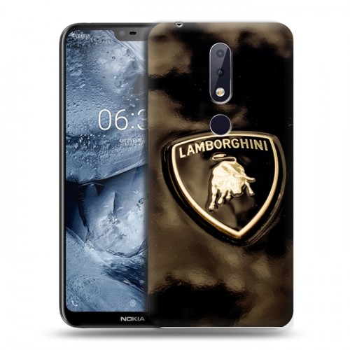 Дизайнерский пластиковый чехол для Nokia 6.1 Plus Lamborghini