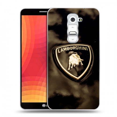 Дизайнерский пластиковый чехол для LG Optimus G2 Lamborghini