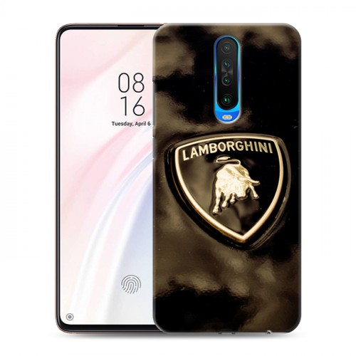 Дизайнерский пластиковый чехол для Xiaomi RedMi K30 Lamborghini