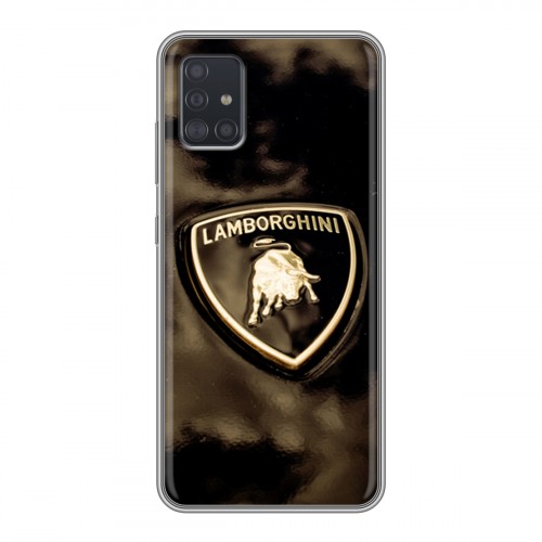 Дизайнерский силиконовый чехол для Samsung Galaxy A51 Lamborghini