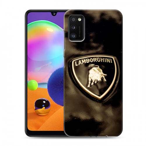 Дизайнерский силиконовый чехол для Samsung Galaxy A41 Lamborghini