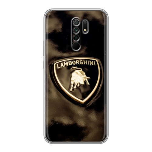 Дизайнерский пластиковый чехол для Xiaomi RedMi 9 Lamborghini