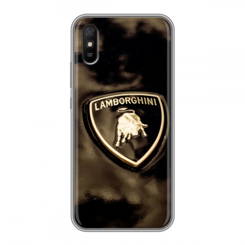 Дизайнерский силиконовый чехол для Xiaomi RedMi 9A Lamborghini