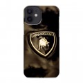 Дизайнерский пластиковый чехол для Iphone 12 Mini Lamborghini