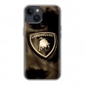 Дизайнерский пластиковый чехол для Iphone 14 Lamborghini