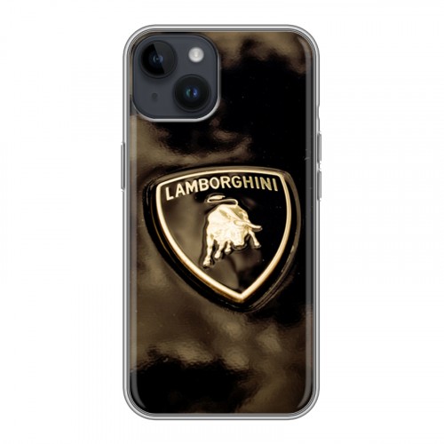 Дизайнерский пластиковый чехол для Iphone 14 Lamborghini