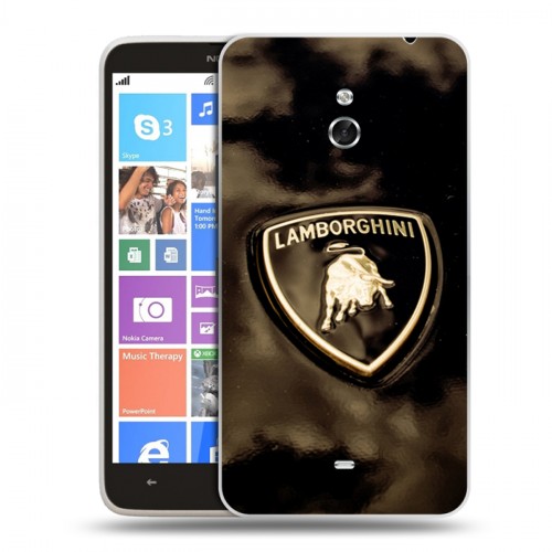 Дизайнерский пластиковый чехол для Nokia Lumia 1320 Lamborghini