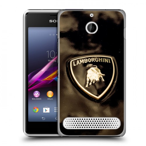 Дизайнерский силиконовый чехол для Sony Xperia E1 Lamborghini