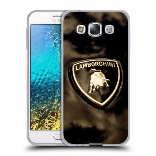 Дизайнерский пластиковый чехол для Samsung Galaxy E5 Lamborghini