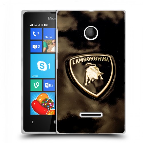 Дизайнерский пластиковый чехол для Microsoft Lumia 435 Lamborghini