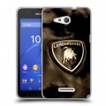 Дизайнерский пластиковый чехол для Sony Xperia E4g Lamborghini