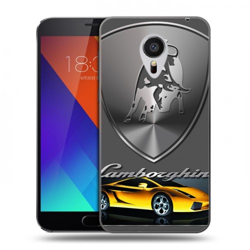 Дизайнерский пластиковый чехол для Meizu MX5 Lamborghini