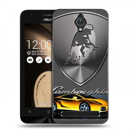 Дизайнерский пластиковый чехол для ASUS Zenfone Go Lamborghini