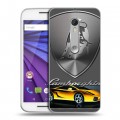 Дизайнерский пластиковый чехол для Lenovo Moto G Lamborghini