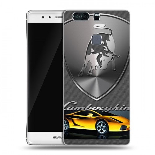 Дизайнерский пластиковый чехол для Huawei P9 Plus Lamborghini