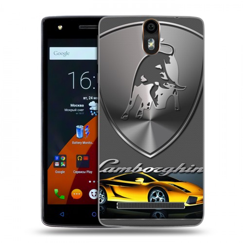 Дизайнерский силиконовый чехол для Wileyfox Storm Lamborghini