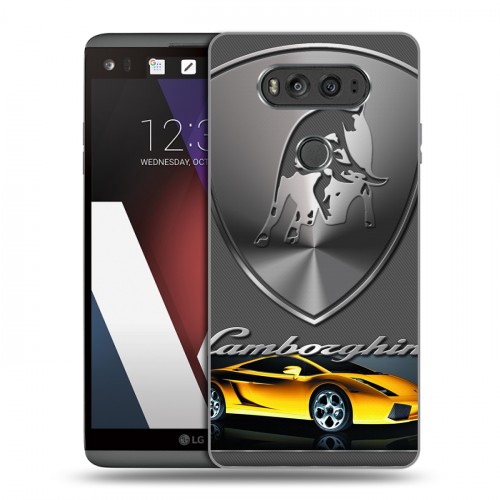 Дизайнерский пластиковый чехол для LG V20 Lamborghini