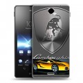 Дизайнерский пластиковый чехол для Sony Xperia TX Lamborghini