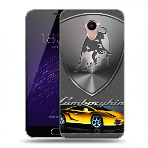 Дизайнерский пластиковый чехол для Meizu M3 Max Lamborghini