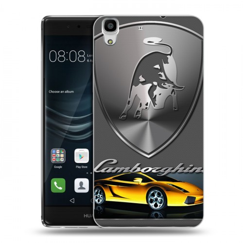 Дизайнерский пластиковый чехол для Huawei Y6II Lamborghini