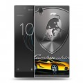 Дизайнерский пластиковый чехол для Sony Xperia L1 Lamborghini