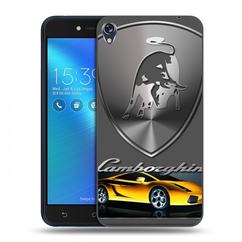 Дизайнерский силиконовый чехол для Asus ZenFone Live Lamborghini