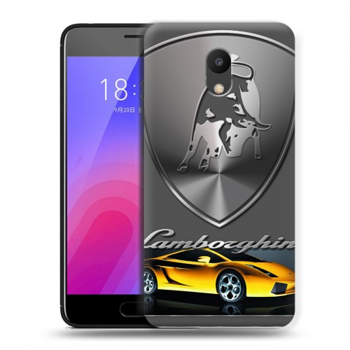 Дизайнерский пластиковый чехол для Meizu M6 Lamborghini