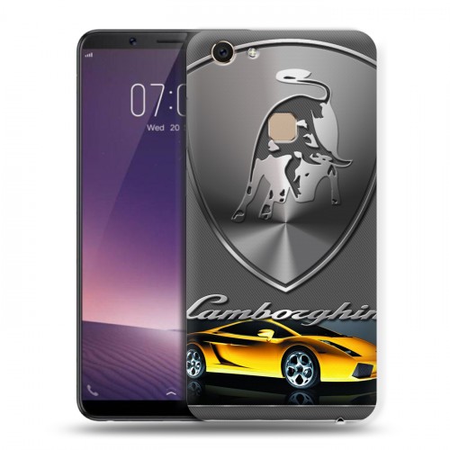 Дизайнерский пластиковый чехол для Vivo V7 Lamborghini