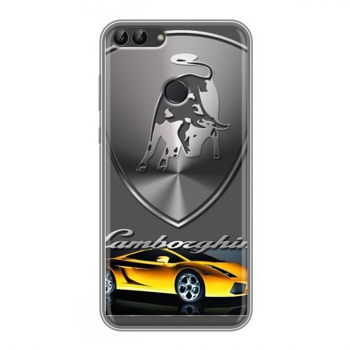 Дизайнерский силиконовый чехол для Huawei P Smart Lamborghini