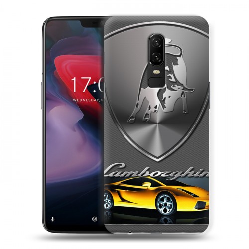 Дизайнерский пластиковый чехол для OnePlus 6 Lamborghini