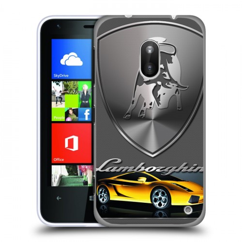 Дизайнерский пластиковый чехол для Nokia Lumia 620 Lamborghini