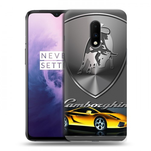 Дизайнерский пластиковый чехол для OnePlus 7 Lamborghini