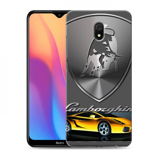 Дизайнерский силиконовый с усиленными углами чехол для Xiaomi RedMi 8A Lamborghini