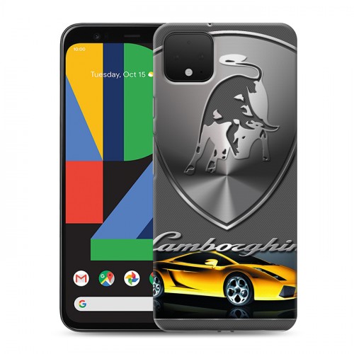 Дизайнерский пластиковый чехол для Google Pixel 4 Lamborghini