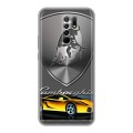 Дизайнерский силиконовый чехол для Xiaomi RedMi 9 Lamborghini