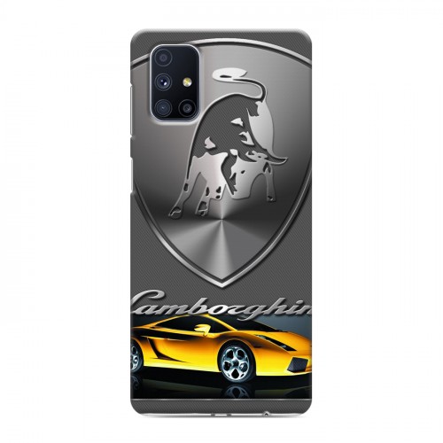 Дизайнерский пластиковый чехол для Samsung Galaxy M51 Lamborghini