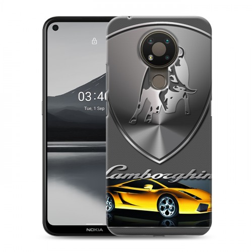 Дизайнерский силиконовый чехол для Nokia 3.4 Lamborghini