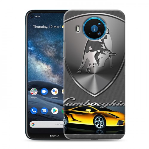 Дизайнерский силиконовый чехол для Nokia 8.3 Lamborghini