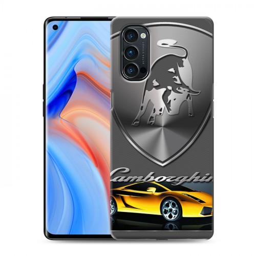 Дизайнерский пластиковый чехол для OPPO Reno4 Pro Lamborghini