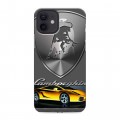 Дизайнерский силиконовый чехол для Iphone 12 Lamborghini