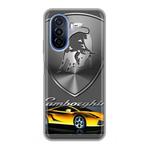 Дизайнерский силиконовый чехол для Huawei Nova Y70 Lamborghini